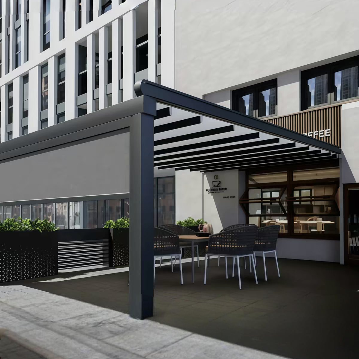 GLEMEGA PVC Folding Pergola